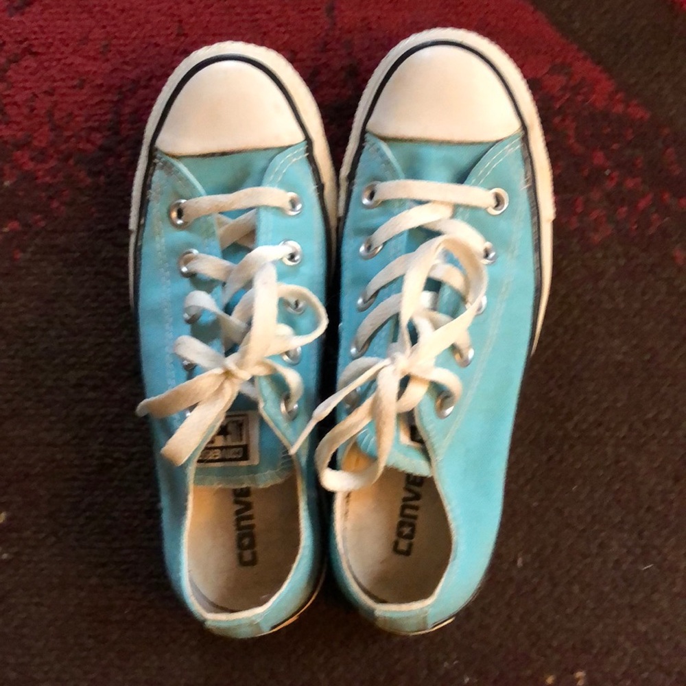 Converse light blue All- Star sneakers
